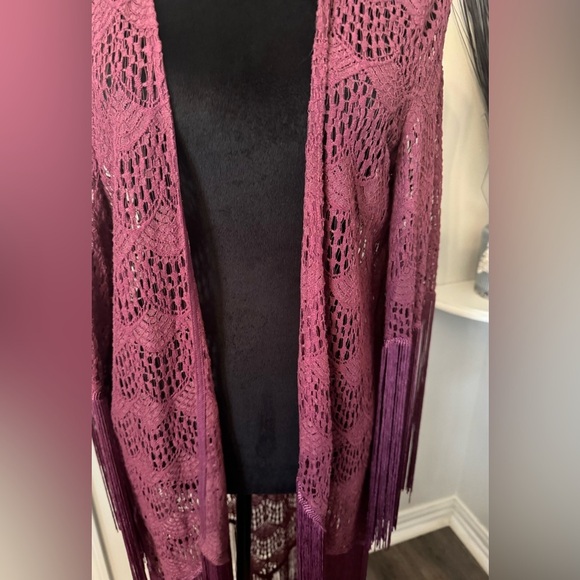 ITRO women size large Lace Duster - Picture 3 of 5